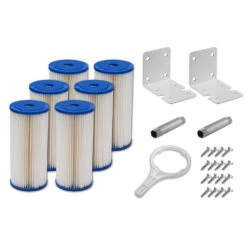 Non-Backwashing Whole House Carbon Water Filter (10″ Full-Flow Housings Sediment Pre & Post Filters & 1″ Ports) 7 Non-Backwashing Whole House Carbon Water Filter (10″ Full-Flow Housings Sediment Pre & Post Filters & 1″ Ports) -Watts Filtration Systems Store FT 1.5 GAC 1 BB 3 l