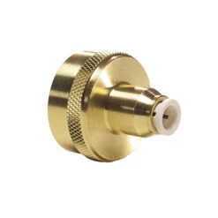 John Guest Brass 3/4″ Garden Hose X 1/4″ Tube Female Adaptor