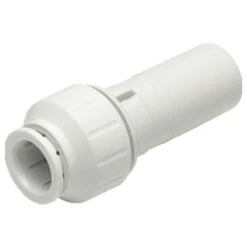 John Guest 3/4″ X 1/2″ CTS Reducer (White Polypropylene)